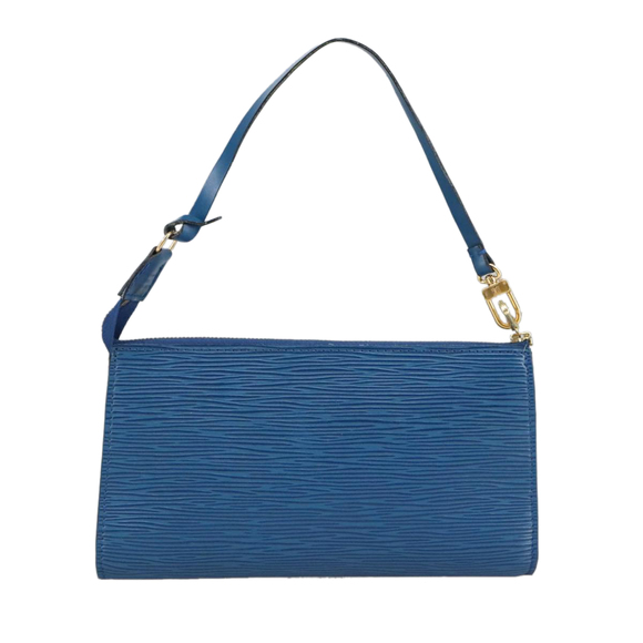 LOUIS VUITTON Epi Pochette Accessoires Pouch Vintage Blue M52985 LV Auth bs19703 - Picture 2 of 16